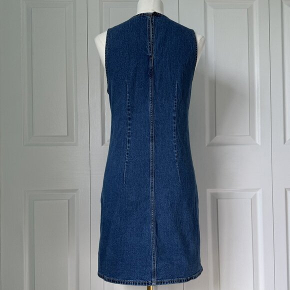 J. Crew Factory Blue Denim Dress - Picture 2 of 6